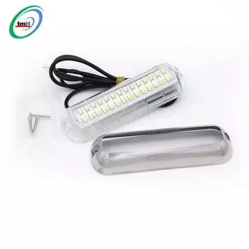 Фонарь для лодки, яхты, 42 светодиода, подводный фонарь 10-30 В, водонепроницаемый, 27 светодиодов, морской подводный фонарь из нержавеющей стали MK-042-MK-042