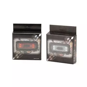 Фонарь для мотошлема, предупреждающий фонарь, задний фонарь для мотоцикла, предупреждающий сигнал для шлема велосипеда, водонепроницаемый светодиодный фонарь синий