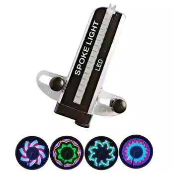 Фонарь для спиц велосипеда IPX6 водонепроницаемый предупреждающий фонарь для ночной езды на 32 светодиода для обода велосипеда