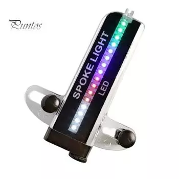 Фонарь для спиц велосипеда IPX6 водонепроницаемый предупреждающий фонарь для ночной езды 32 светодиода украшение для обода колеса велосипеда шина фонарь аксессуары для велосипеда чёрный