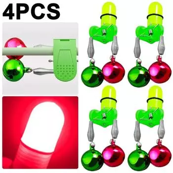 Фонарь для удочки с колокольчиками, сигнальный фонарь для морской удочки (Цвет пластины)