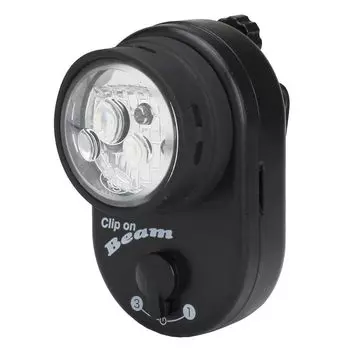 Фонарь для велосипеда Asahi Electric Chemical smile детский 3 светодиода для передней корзины, черный AKU-4304