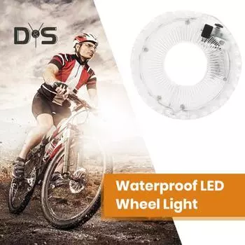 Фонарь для велосипедного колеса IP55 водонепроницаемый перезаряжаемый регулируемый ночной велоспорт шоссейный горный велосипед светодиодный декоративный фонарь для спиц чистый