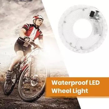 Фонарь для велосипедного колеса IP55 водонепроницаемый перезаряжаемый регулируемый ночной велоспорт шоссейный горный велосипед светодиодный декоративный фонарь для спиц чистый