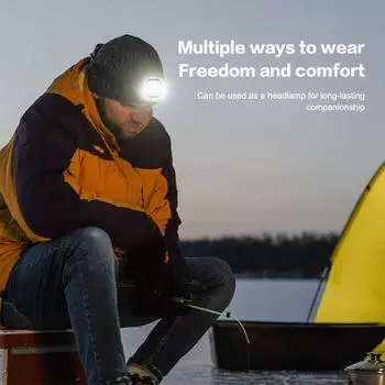 Фонарь для выгула собак ночью, 12 светодиодов, пристегивающийся фонарик для ночной безопасности, нагрудный фонарь высокой яркости для бега трусцой для мужчин и женщин