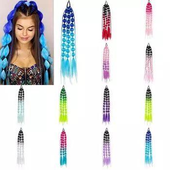 Фонарь Коса Пузырь Джамбо Коса Конский хвост Расширение Плетеные хвосты Твист Коса Объемная Ежедневно Style 22