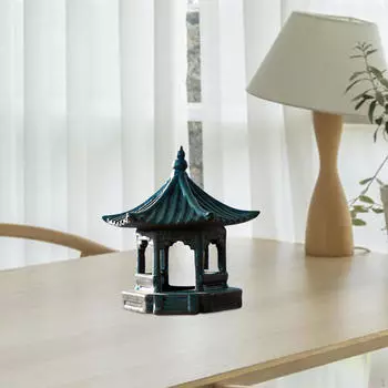 Фонарь Статуя Фэншуй Модель Украшения Керамика для Феи Аквариум Украшение Стола 8cmx8cmx6.8cm