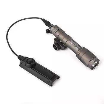 Фонарь WADSN Surefire M600C Type Scout Light с двумя переключателями, совместимый с 20-миллиметровой направляющей, 600 люмен, тактический фонарь для выживания (Загар)