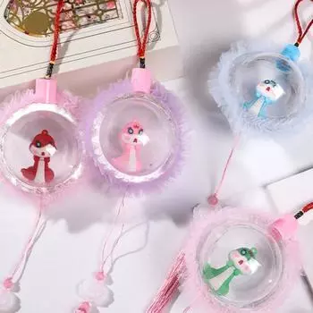 Фонарь-змея Yousheng, игрушечный с ручкой, переносной светящийся фонарь, китайский Новый год, детская игрушка ручной работы, декоративная лампа для праздничных торжеств и подарков