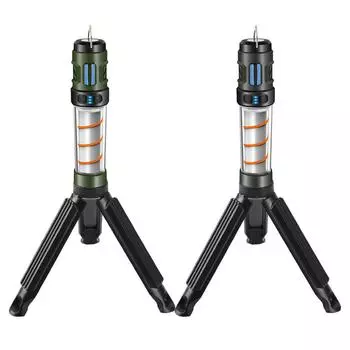 Фонарик 3 в 1 с треугольным кронштейном, фонари для ночной рыбалки для кемпинга на открытом воздухе B
