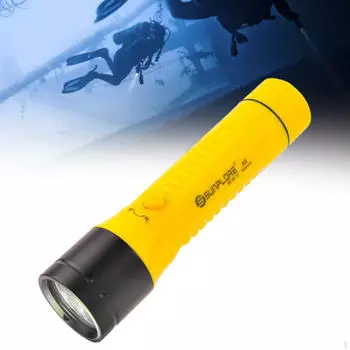 Фонарик для дайвинга, подводный фонарь, водонепроницаемый фонарь, светодиодный фонарь для дайвинга White Light