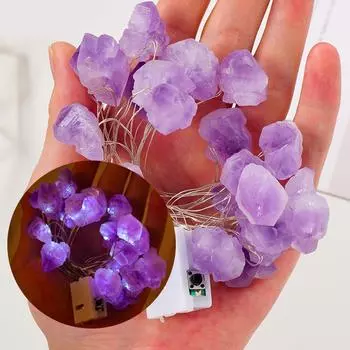 Фонарик гирлянда водонепроницаемый наружный креативный снеговик светодиодный рождественский декоративный фонарик гирлянда One Size фиолетовый