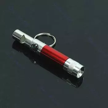 Фонарик Качественный световой брелок для ключей на открытом воздухе походный инструмент свисток для выживания компас фонарик 3-в-1 разноцветный