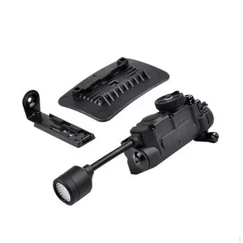 Фонарик на шлем Вспомогательный осветительный прибор Многорежимный налобный фонарь чёрный