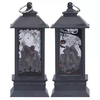 Фонарики на Хэллоуин на батарейках, светодиодные фонарики-свечи на Хэллоуин, украшения для использования в помещении и на улице Pumpkin