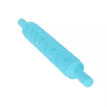 Фондант Скалка Пластиковый Тисненый Ролик для Печенья Бисквитов Выпечки Украшения ТортаРоза