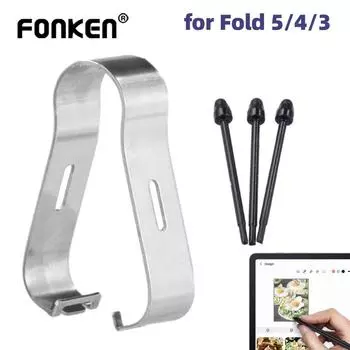 Fonken 1 комплект для Samsung Galaxy Z Fold 5/4/3 Fold Edition сенсорный стилус для наконечников S Pen с пинцетом для удаления чёрный