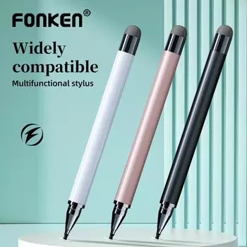 Fonken 2 в 1 универсальный стилус для рисования емкостный экран сенсорная ручка для планшетов Android IOS аксессуары для телефонов белый