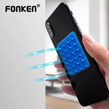 FONKEN автомобильный держатель для телефона на присоске силиконовый коврик для чашки/Pelekat sotong держатель двигателя чёрный