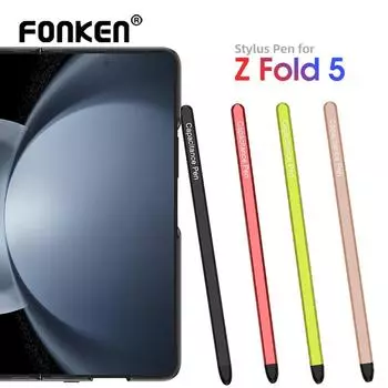Fonken S Pen Fold Edition емкостная ручка, универсальная ручка для сенсорного экрана для Samsung Z Fold 5 4 3 2 S Pen iOS Android Phone чёрный