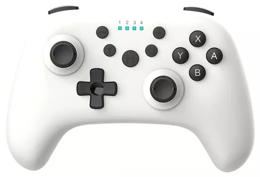 FONLAM Switch совместимый контроллер с amibo Mini линейный вибрационный переключатель небольшого размера переключатель пробуждения Bluetooth Pro Game Хорошая вибрация японский 2024