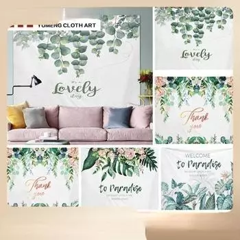 Фоновая ткань для гостиной, скандинавский Ins, подвесная ткань, макет комнаты, картина, украшение, картина для спальни, гобелен, прямая трансляция, фоновые обои 100*75cm