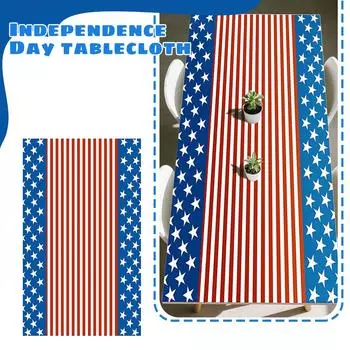 Фоновая ткань с элементами американского флага One Size красный