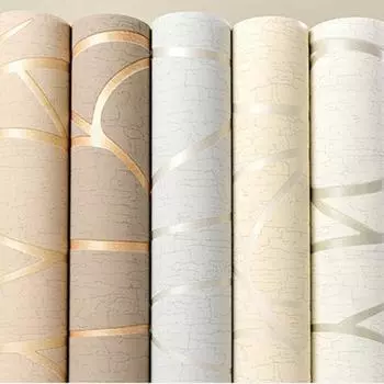 Фоновые обои для украшения комнаты, спальни, 3D, европейские, современные, утолщенные, влагостойкие, кривые, полосы, наклейки на стену, 53 см, для дома 53cmX1m