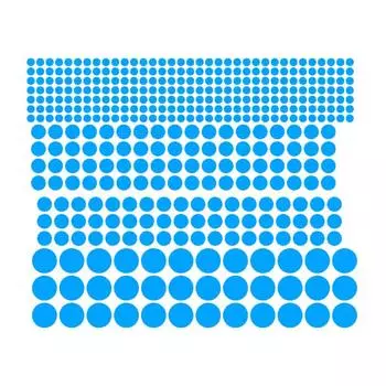 Фоновые обои Настенные наклейки Наклейки Синие точки Светящиеся наклейки Кровать Гостиная Декор