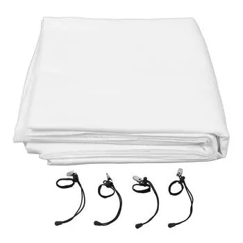 Фоновый фон для фотографии, высокоплотный фотофон, занавеска, экран, складной для 1x2m / 3.28x6.56ft белый