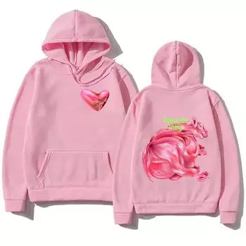 Fontaines DC Here s The Thing Hoodie Новая креативная толстовка Fashion Two Sides Print Clothing Unisex High Street Sportswear Hoody XS чёрный