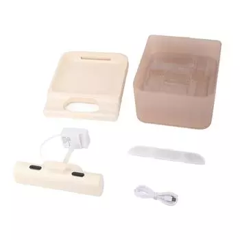 Фонтан для кошек с многофункциональным тихим инфракрасным индукционным устройством, проточной водой, автоматическим поением домашних животных L(for 6.5-9kg)