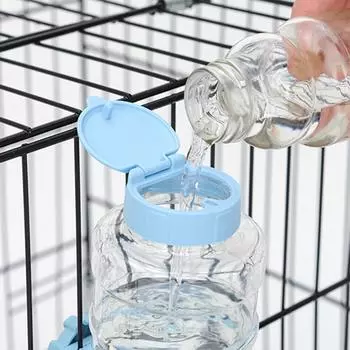 Фонтан для питья собак, подвесной тип, бутылка для воды для домашних животных, катящийся шар, автоматическая подача воды для мелких животных