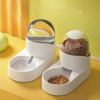Фонтан для воды для кошек Автоматическая кормушка для домашних животных Миска для кошек Миска для собак Миска для медленного питания Товары для животных Аксессуары для домашних животных Миска для собак feeder