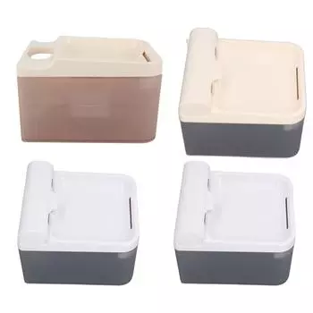 Фонтан для воды для кошек, многофункциональный, тихий, инфракрасный, индукционный, проточная вода, автоматический дозатор воды для домашних животных Gray Basic