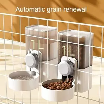 Фонтан для воды для кошек, подвесная машина для питьевой воды для собак, автоматическая машина для подачи воды, подвесная клетка, чайник, товары для домашних животных waterer розовый