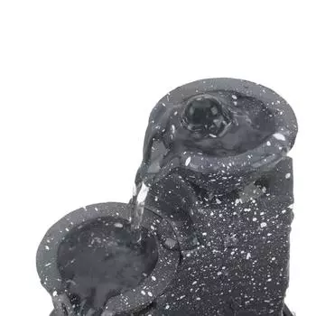 Фонтан Сцена Водопад Настольный Водопад Медитации Фэн Шуй чёрный