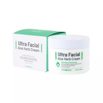 FOOD A HOLIC Ультра крем для лица с алоэ и травами 100 мл 1 PCS