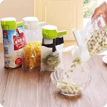 Food freshness sealing clip sealing clip oatmeal discharge nozzle snack bag clip moisture sealing clip bag sealing artifacts чистый