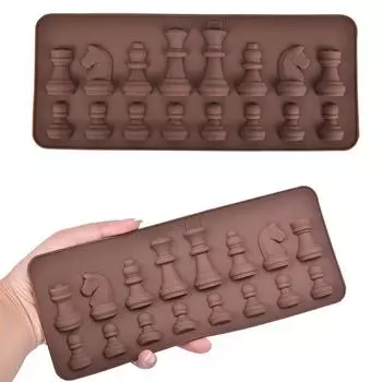Food Grade Break-Apart Chocolate Molds Non-Stick Silicone Protein and Energy Bar Molds коричневый