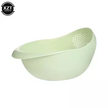 Пищевой пластик рис фасоль горох моющий фильтр сито корзина сито сушилка чистящий гаджет кухонные принадлежности новинка распродажа зелёный