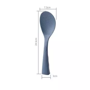 Food Grade Silicone Rice Spoon Non Stick and Standing Plastic Rice Spoon High-temperature Resistant Kitchen Accessories белый