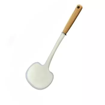 Food Grade Silicone Wide Spatula With Non-stick Spatula For Stir-frying, Stir-frying, And Serving Soups With Ergonomic Handle One Size