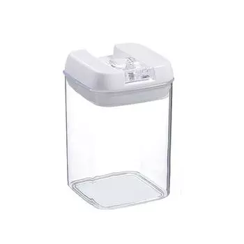 Food Grade - Transparent Non-toxic Container With Air Tight Lid Temperature Resistant Big Opening Snap Joints Odorless 0.8l ,m