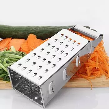 Food Grater Stainless Steel Box Cheese Carrot Shredder Useful Profession