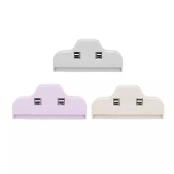 Food Sealing Clip Good Sealing Effect Thick Strong Flexibility Large Clamping Force Snack Sealing Cl Pink