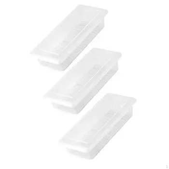 Food Storage Container Fruit Containers for Fridge Salad Large Capacity Vegetable Refrigerator Box 27x11.7x6cm