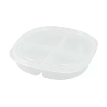 Food Storage Container Multi Compartment Meat Saver Case Box with Lid for Home Kitchen