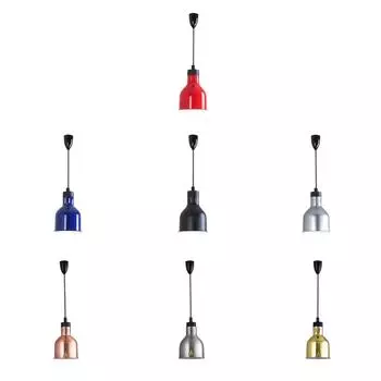 Food Warming Lamp Bulb Not Included Buffet Warming Lamp Food Heating Lamp for Fried Chicken Restaurant Buffet Catering Hot Food Black