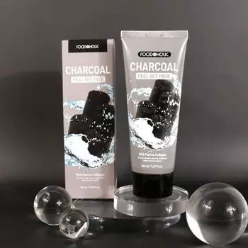 Foodaholic Collagen Peel Off Pack 150ml / Charcoal, 1 piece, 1 piece